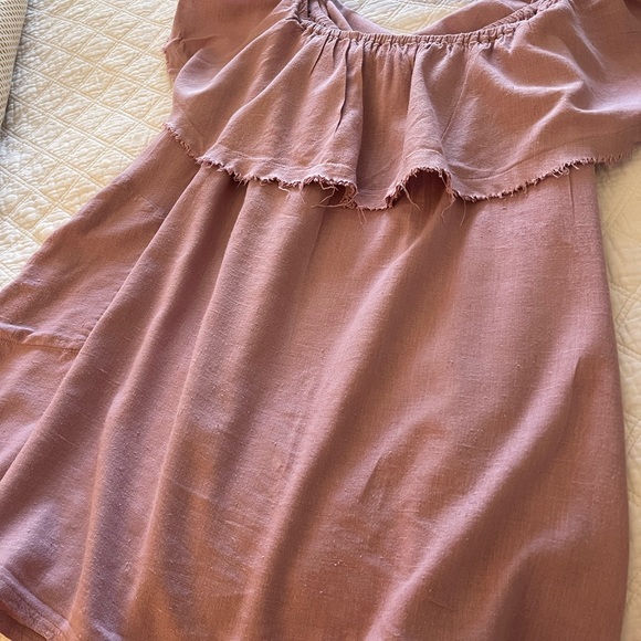 Free People off the shoulder sundress size L - Picture 3 of 4
